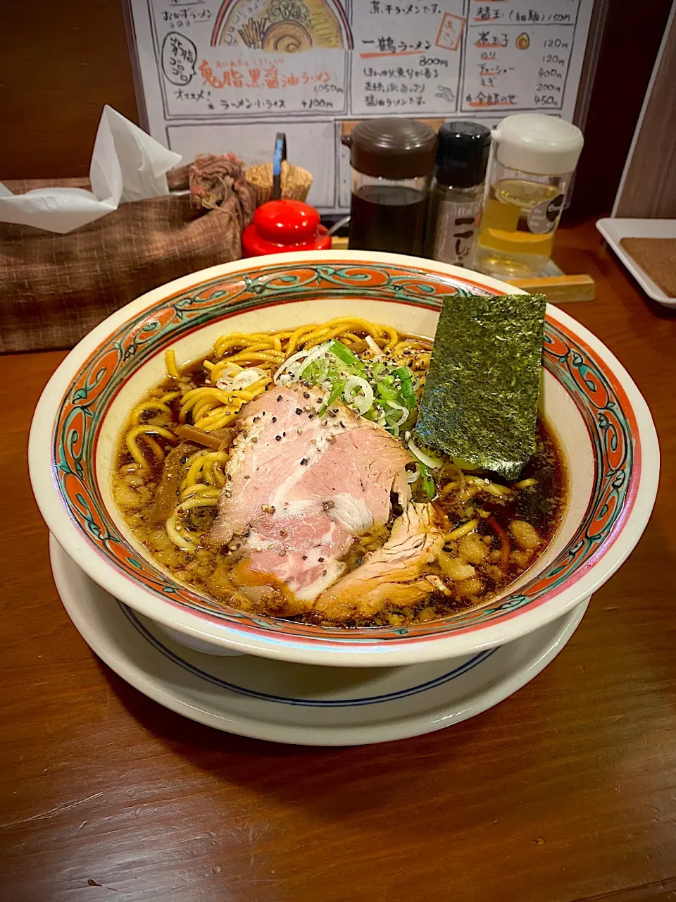 背脂黒醤油ラーメン|髙野泰朋さん