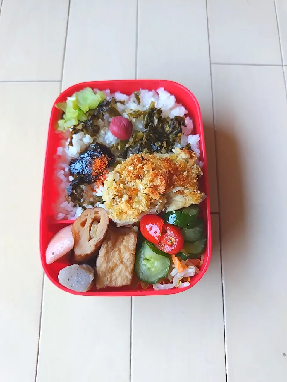 Snapdishの料理写真:わたしの残り物弁当🎵 2023.10.19|mayumiさん