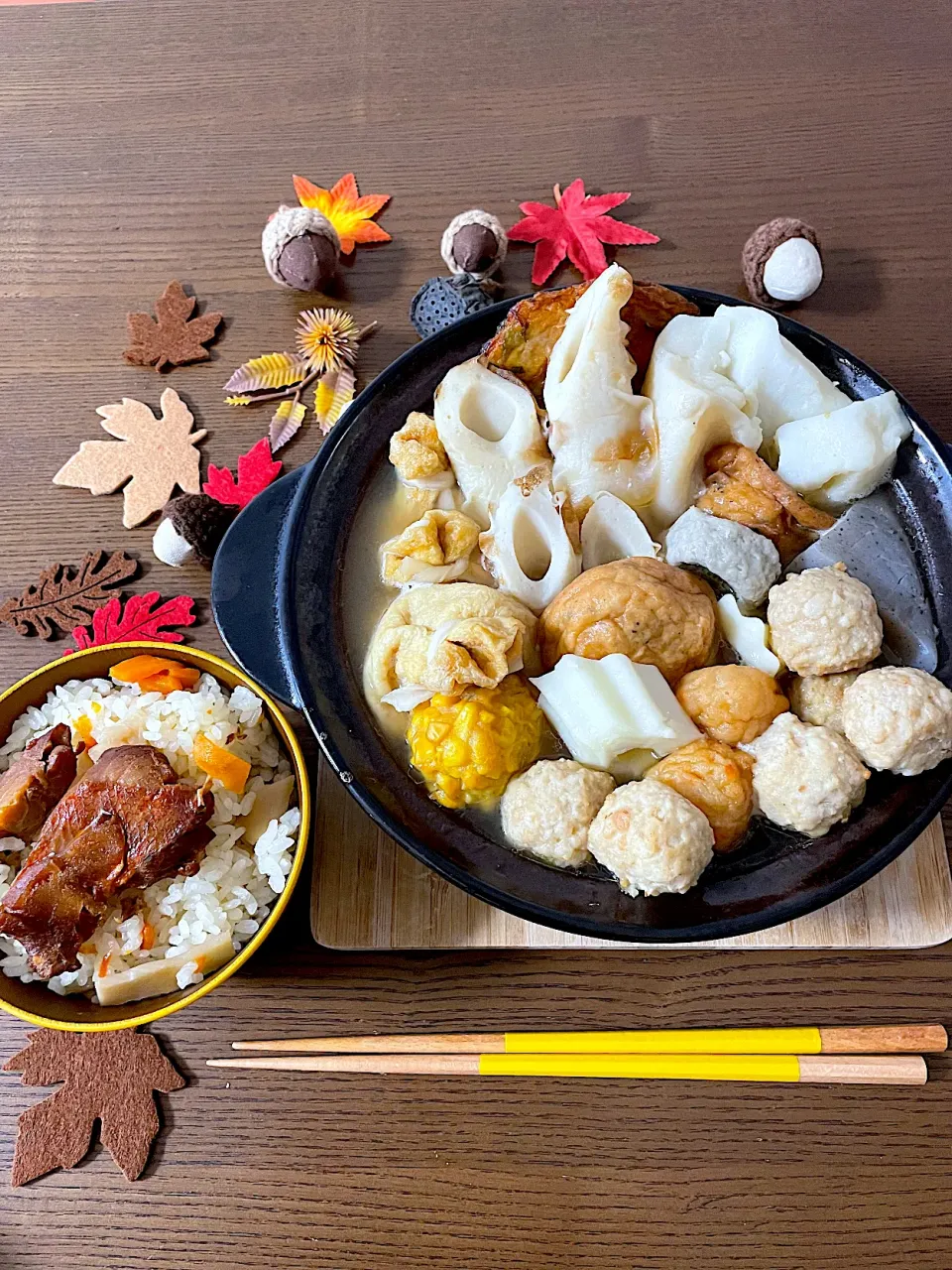 おでん🍢and金目鯛炊き込みご飯✨|いっちゃんさん