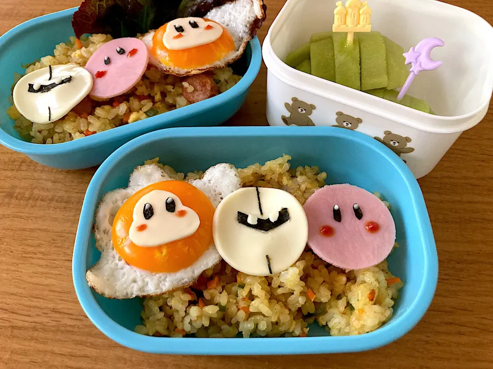 ＊べびたん幼稚園親子遠足お弁当＊カービィと仲間たち＊|＊抹茶＊さん