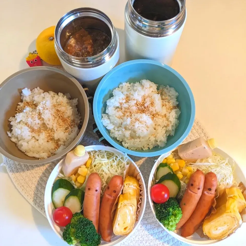 Snapdishの料理写真:お弁当2023.10.19㈭
キーマカレー弁当|azubowさん