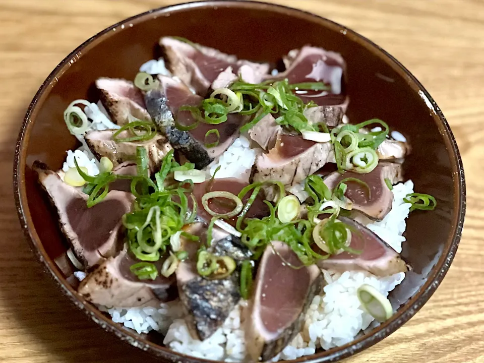 ☆鰹のたたき丼|まぁたんさん