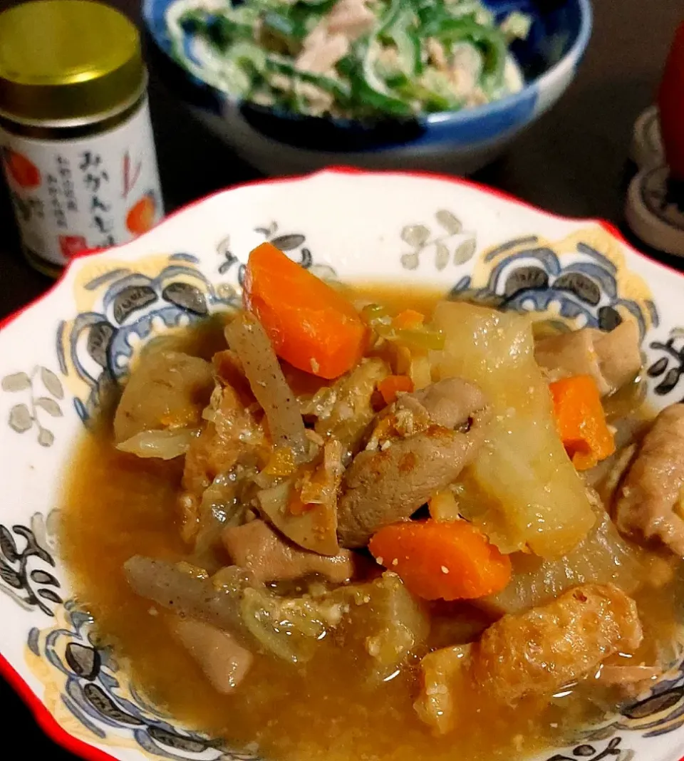 もつ煮～😋🍴💕|きつねさん