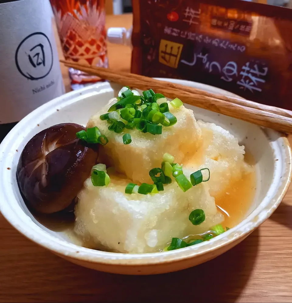 マルコメ生しょうゆ糀で作る揚げ出し豆腐|ナオミさん