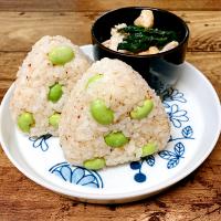 枝豆おにぎり