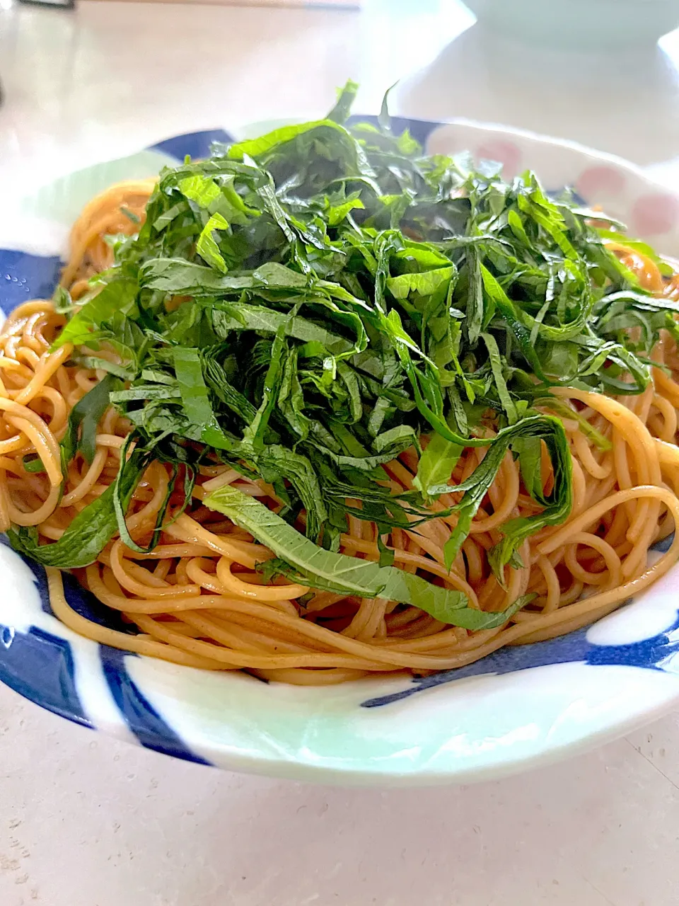 最近お気に入りの大葉のパスタ🌱|ささるみさん