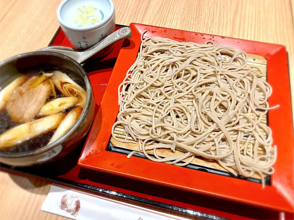 鴨せいろ  ワーホリに出発する姪っ子を送りにきました  しばらく食べられない和食をご馳走様|リフルシャッフルさん