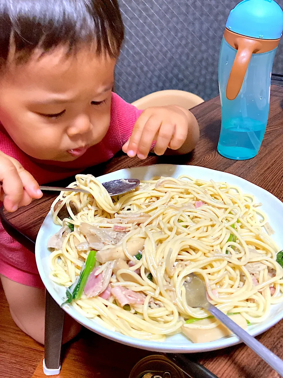 ママのきのこパスタ♥️|megumi❀✿❀✿さん