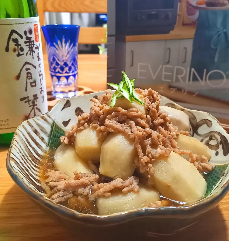 サミカさんの料理 里芋収穫したのでEVERINOでそぼろ煮|ナオミさん