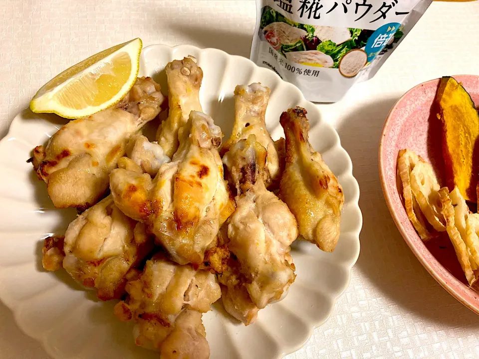 Snapdishの料理写真:手羽元のグリル焼き|花🍀さん