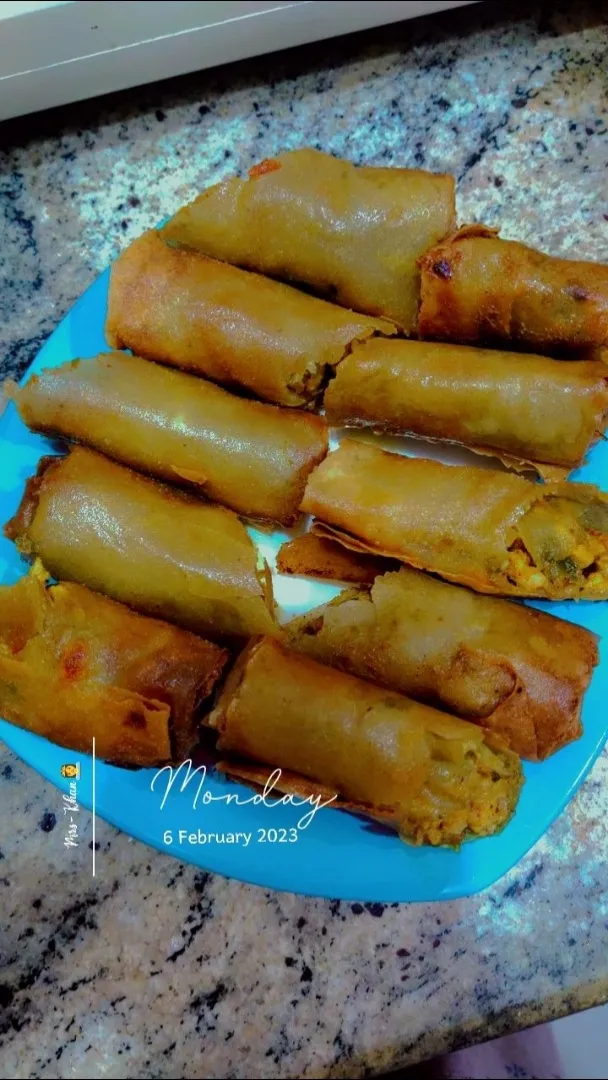 Fried chicken rolls|Gulfi Khanさん