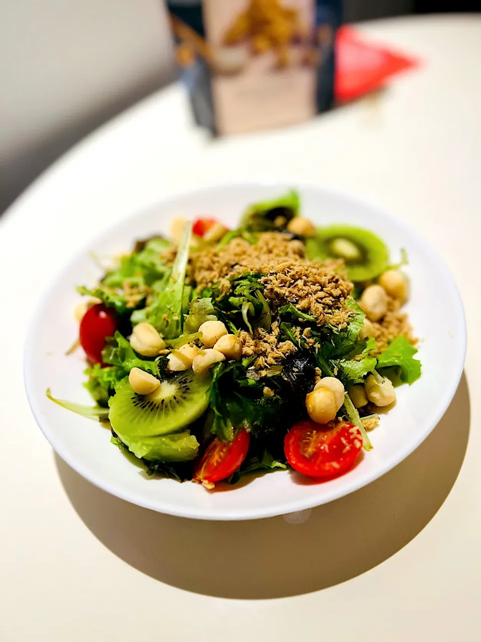 Green salad topping with Kaneta smoke salted mackerel flake|Zhen Zhenさん