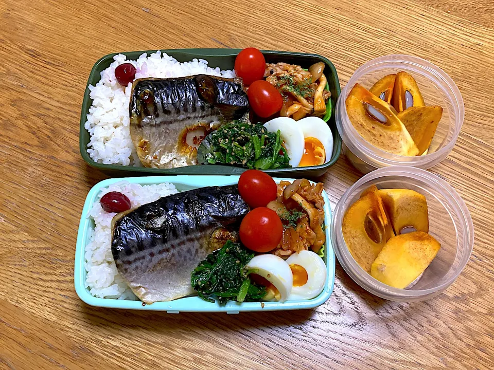 Snapdishの料理写真:塩サバ弁当|ゆさん