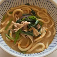 Snapdishの料理写真:豆乳味噌うどん|寅子さん