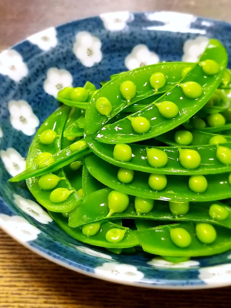 パパ作👨茹でスナップエンドウ|ぱんだのままんさん