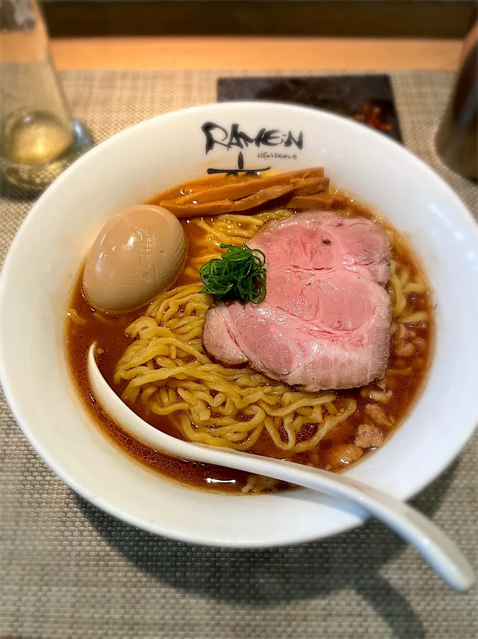 Snapdishの料理写真:味噌ラーメン+味玉@にじゅうぶんのいち|morimi32さん