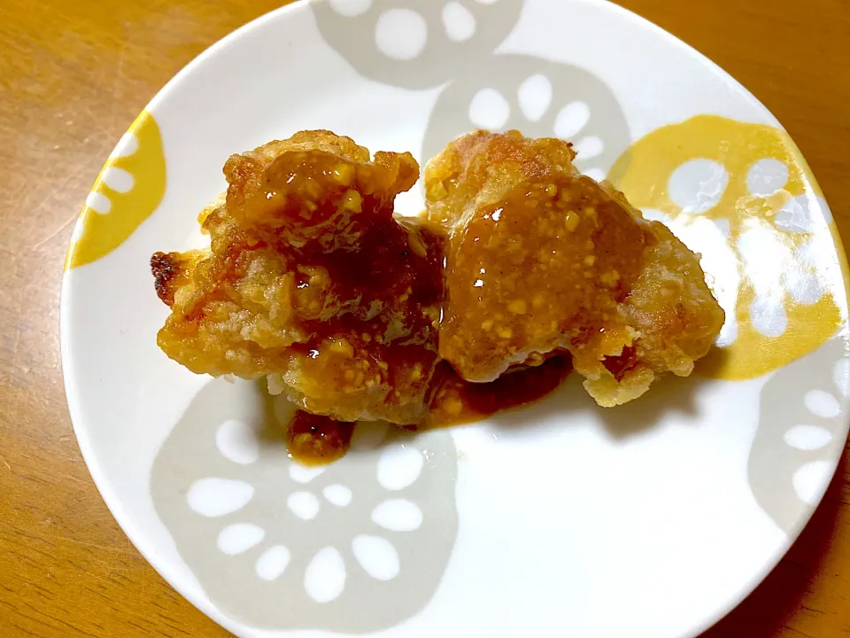 万能味ソースがけ唐揚げ|ひるずさん