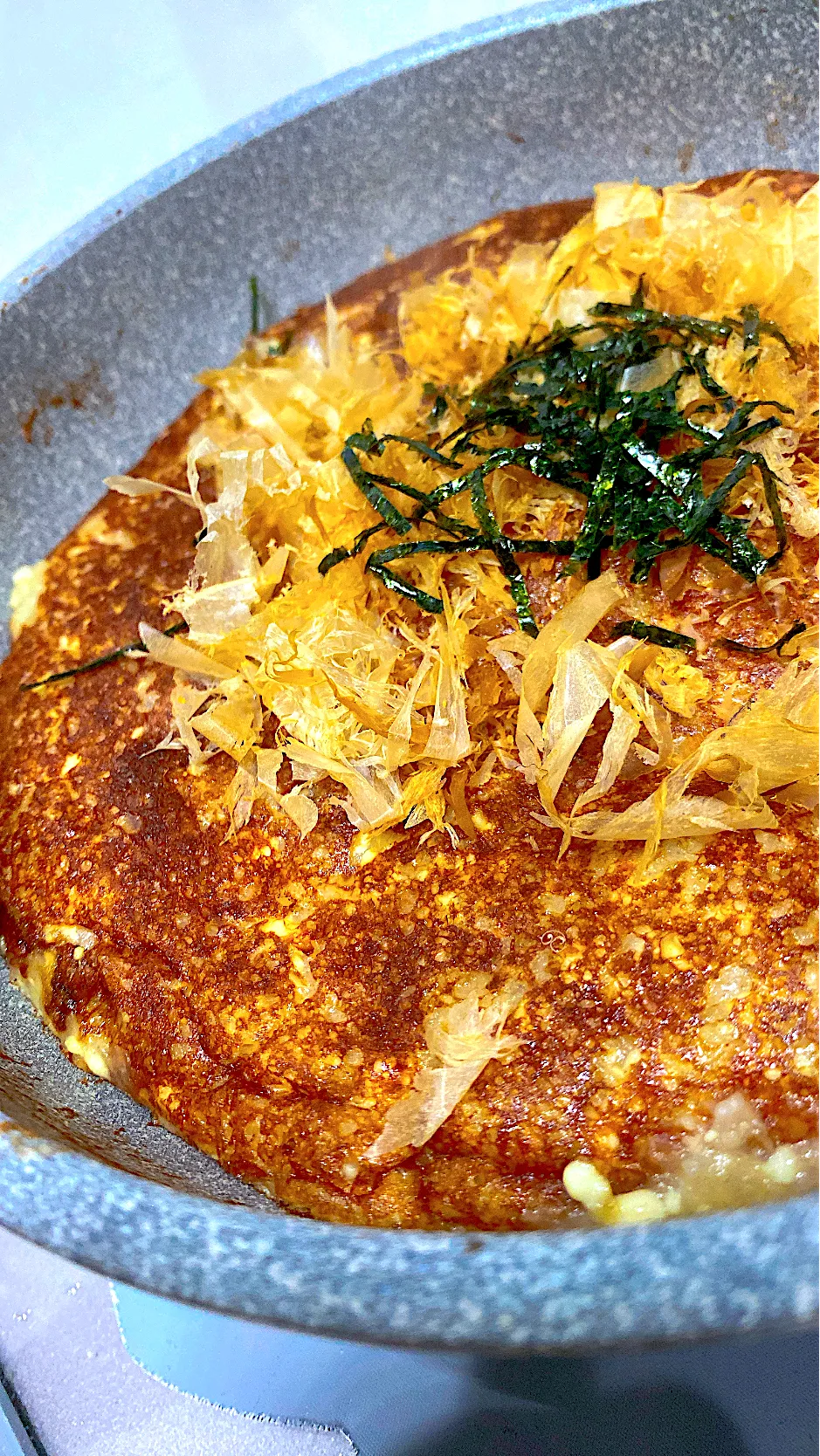 長芋と豆腐のふわとろ焼き😋|ひとさんさん