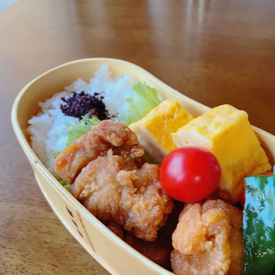 Snapdishの料理写真:唐揚げ弁当|えこえこっちさん