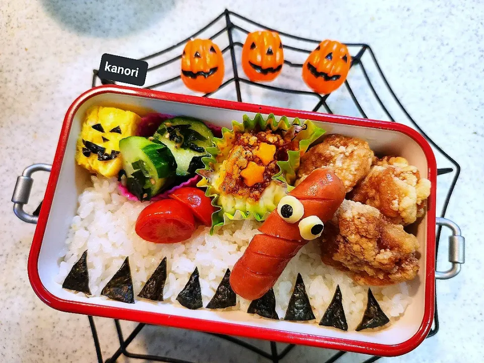 JK弁当１００～ハロウィン🎃|かのりさん