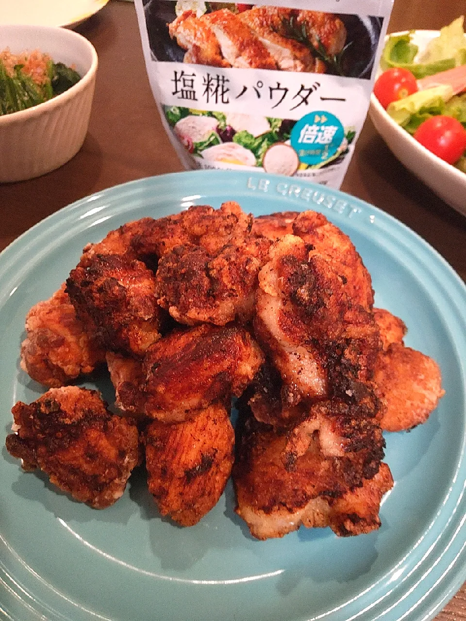 塩糀パウダーで唐揚げ|Rieさん