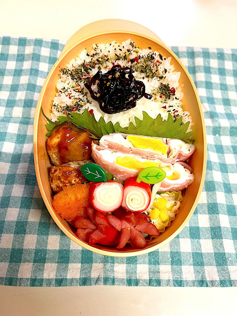 Snapdishの料理写真:今日の次男弁当|yuri moriさん