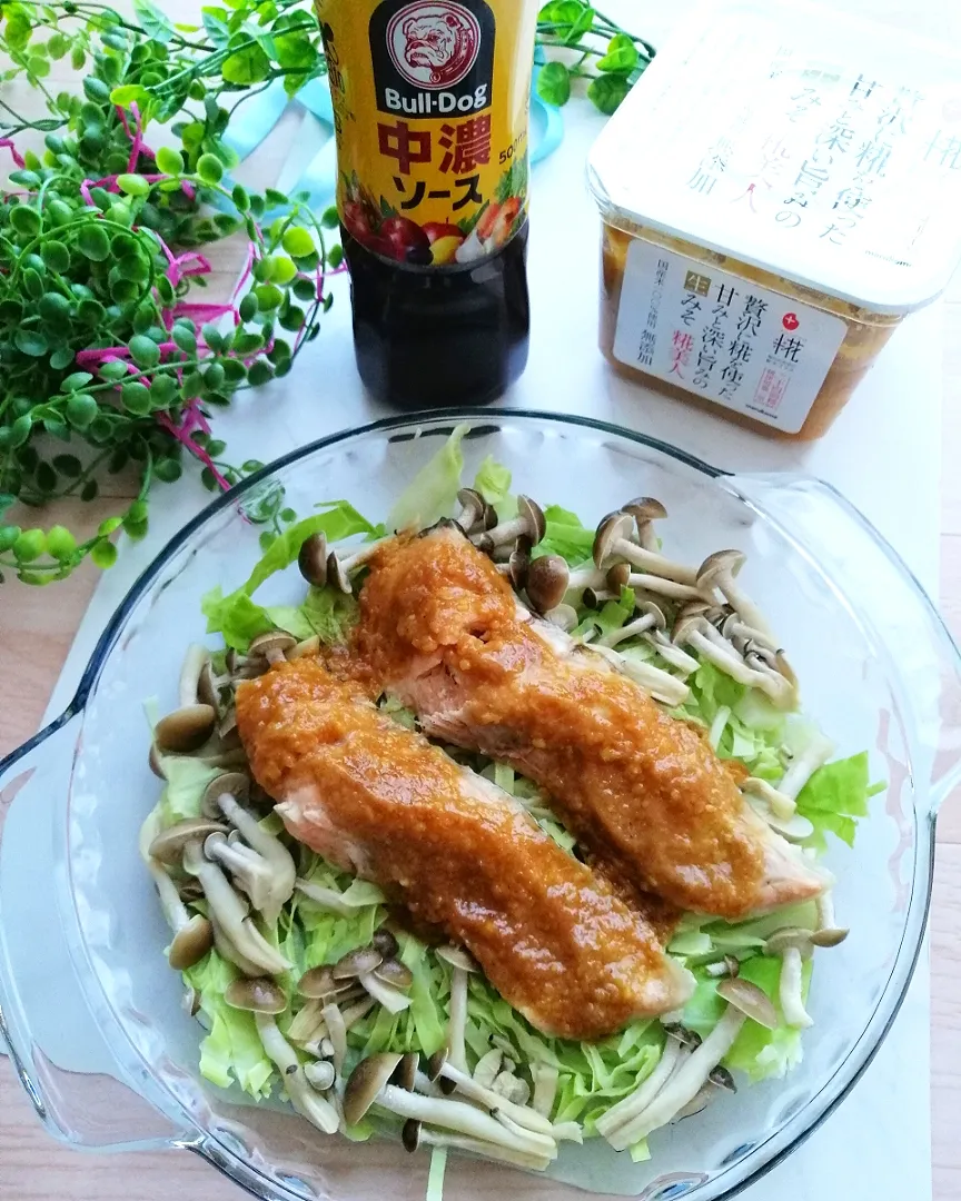 鮭と野菜の万能味ソース蒸し|藤谷のぞみさん