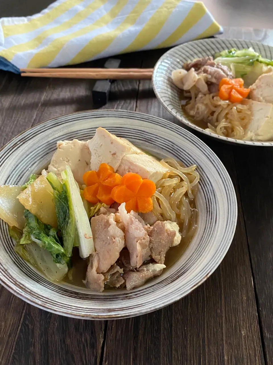 レンジで作れる♪豚こま肉豆腐|ちぐあささん