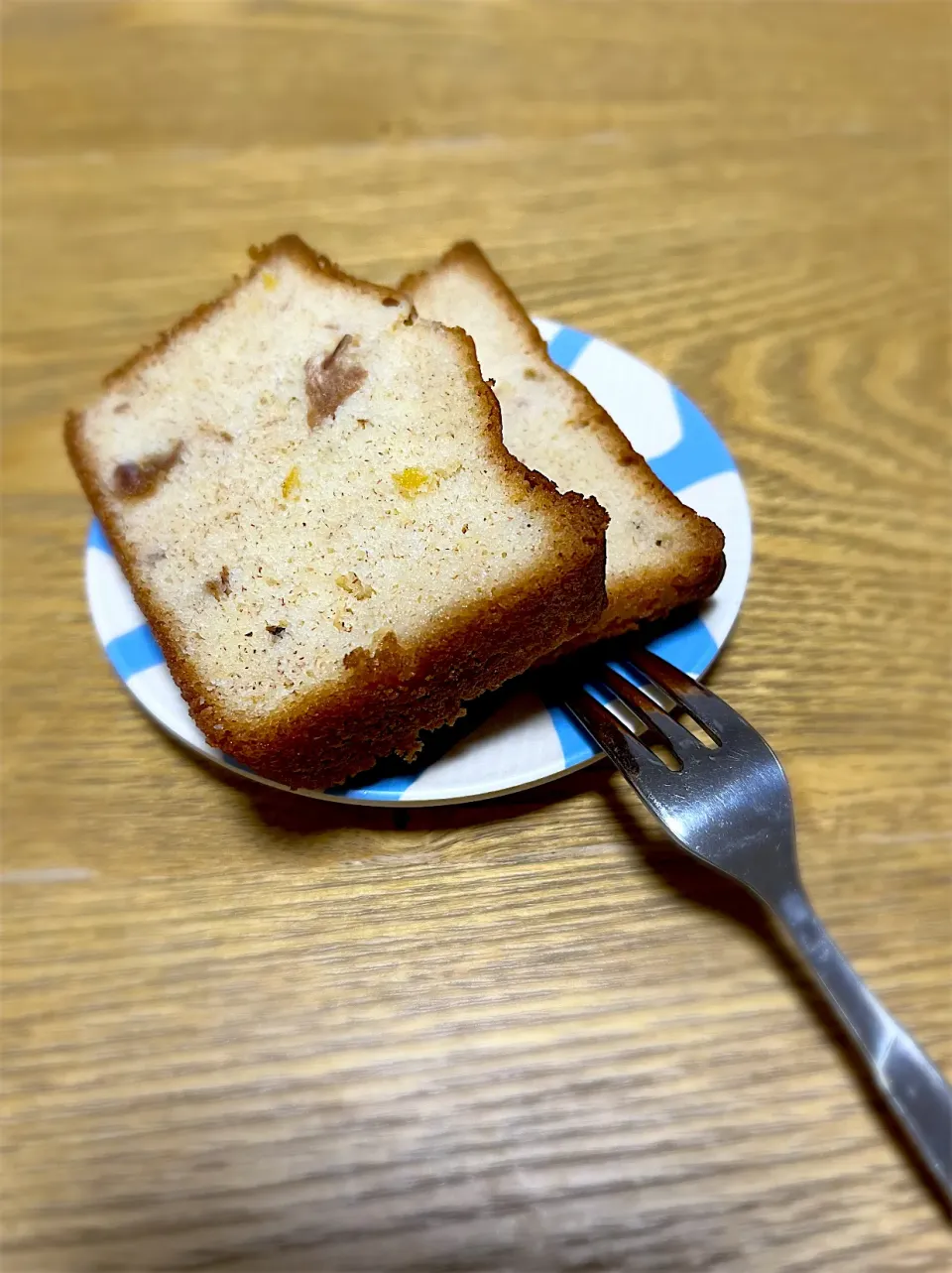 干し柿のワイン漬けでパウンドケーキ☆|あやさん