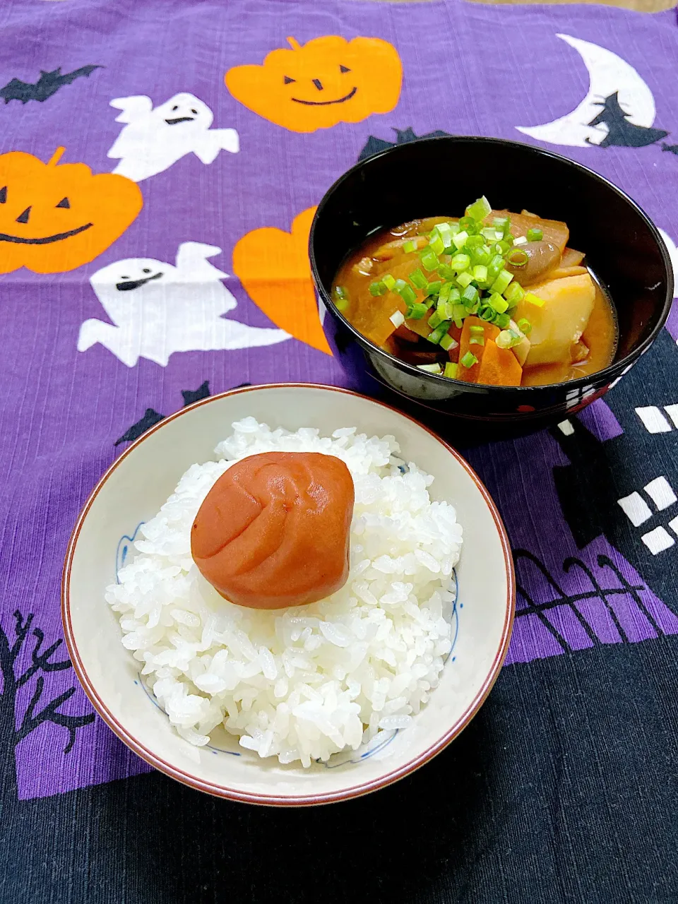 ご飯と豚汁|えこえこっちさん