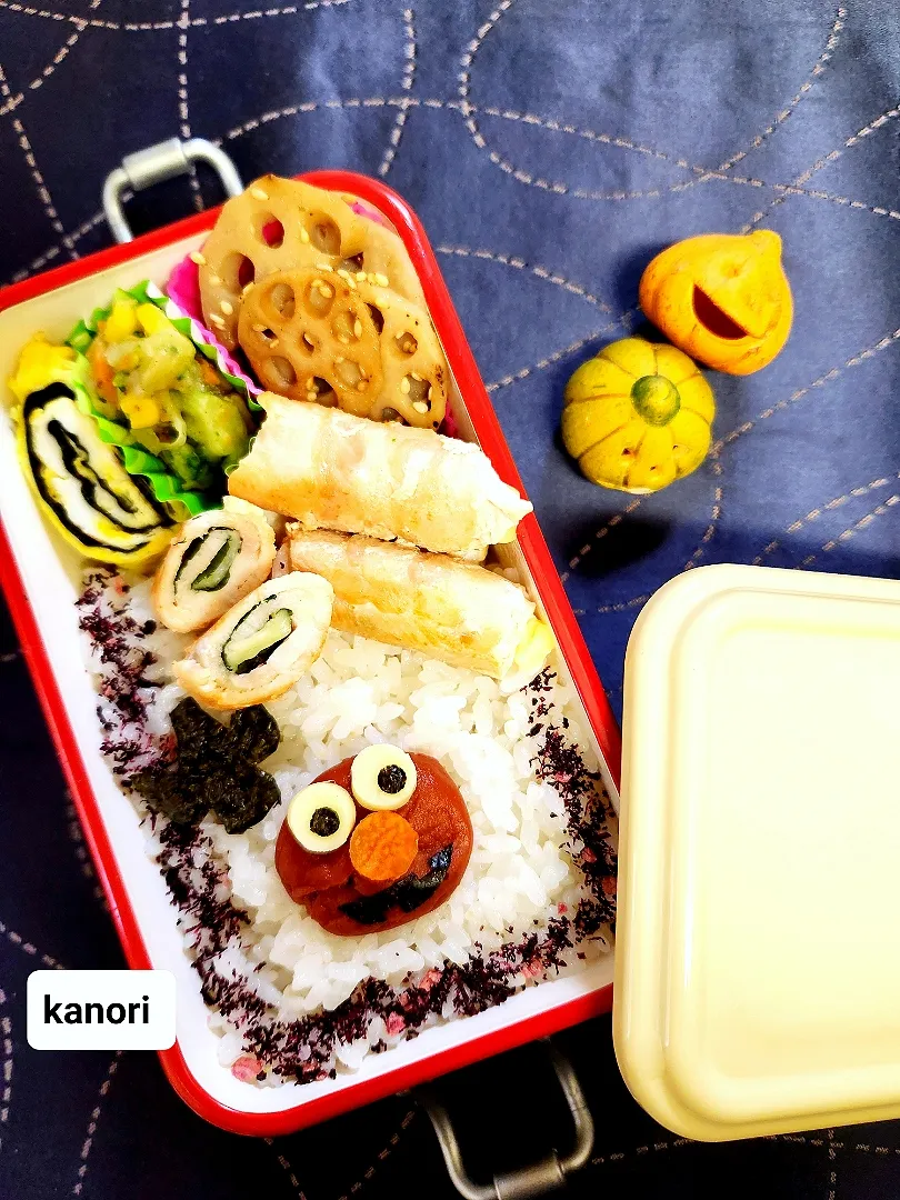 JK弁当１０１～エルモの日の丸弁当～|かのりさん