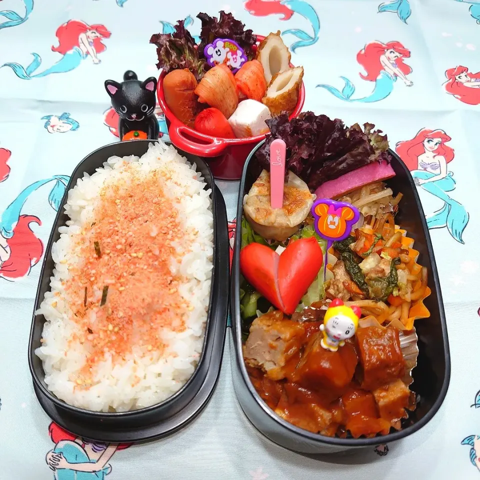 Snapdishの料理写真:2023年10月24日（火）のお弁当🍱。|ママちんさん