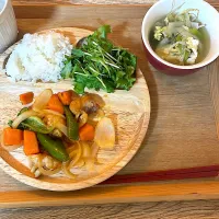 Snapdishの料理写真:ヘルシー夜ご飯|omameさん