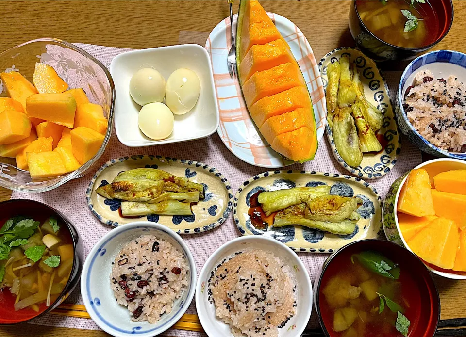 美味なメロンで♪…3人晩ごはん~(^^)❤︎|いつくしみちゃんさん