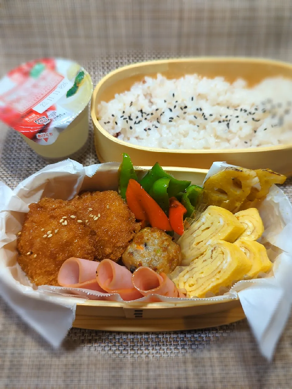 Snapdishの料理写真:中学生弁当 2023/10/25(水)|どかどかさん