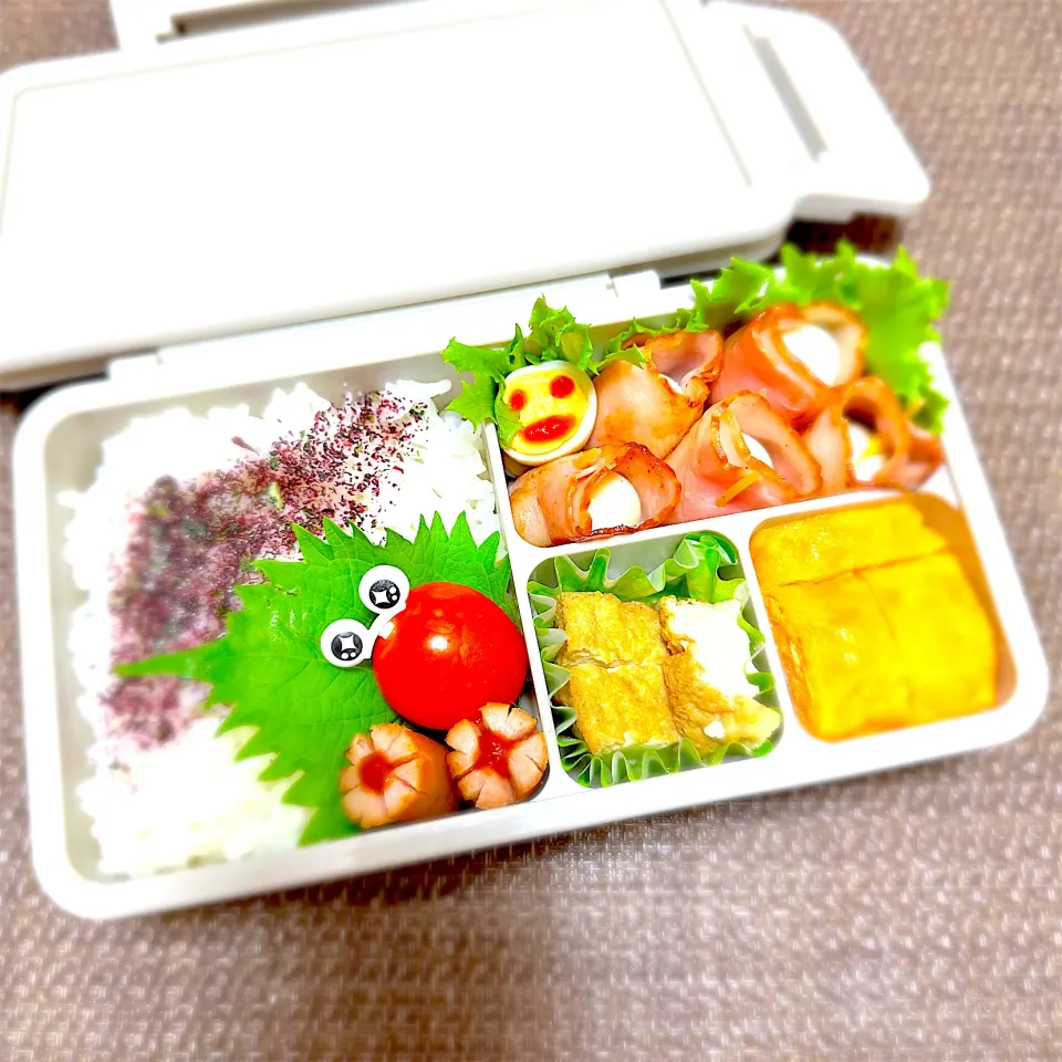 LJK弁当🍱〜うずらベーコン・玉子焼き・厚揚げ・ソーセージ|華恋さん