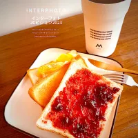 Snapdishの料理写真:ᴍᴏʀɴɪɴɢ ʙʀᴇᴀᴋғᴀsᴛ🤎🥪🍴☕️|ミドリさん