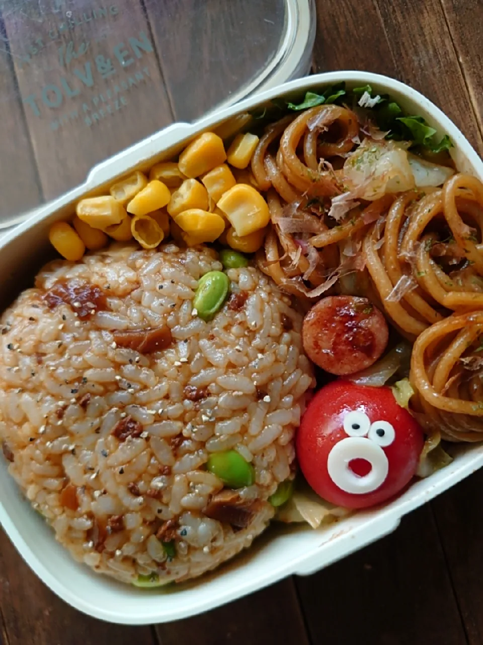 漢の…次女用🍱ジャージャーおにぎり弁当|ᵏᵒᵘさん