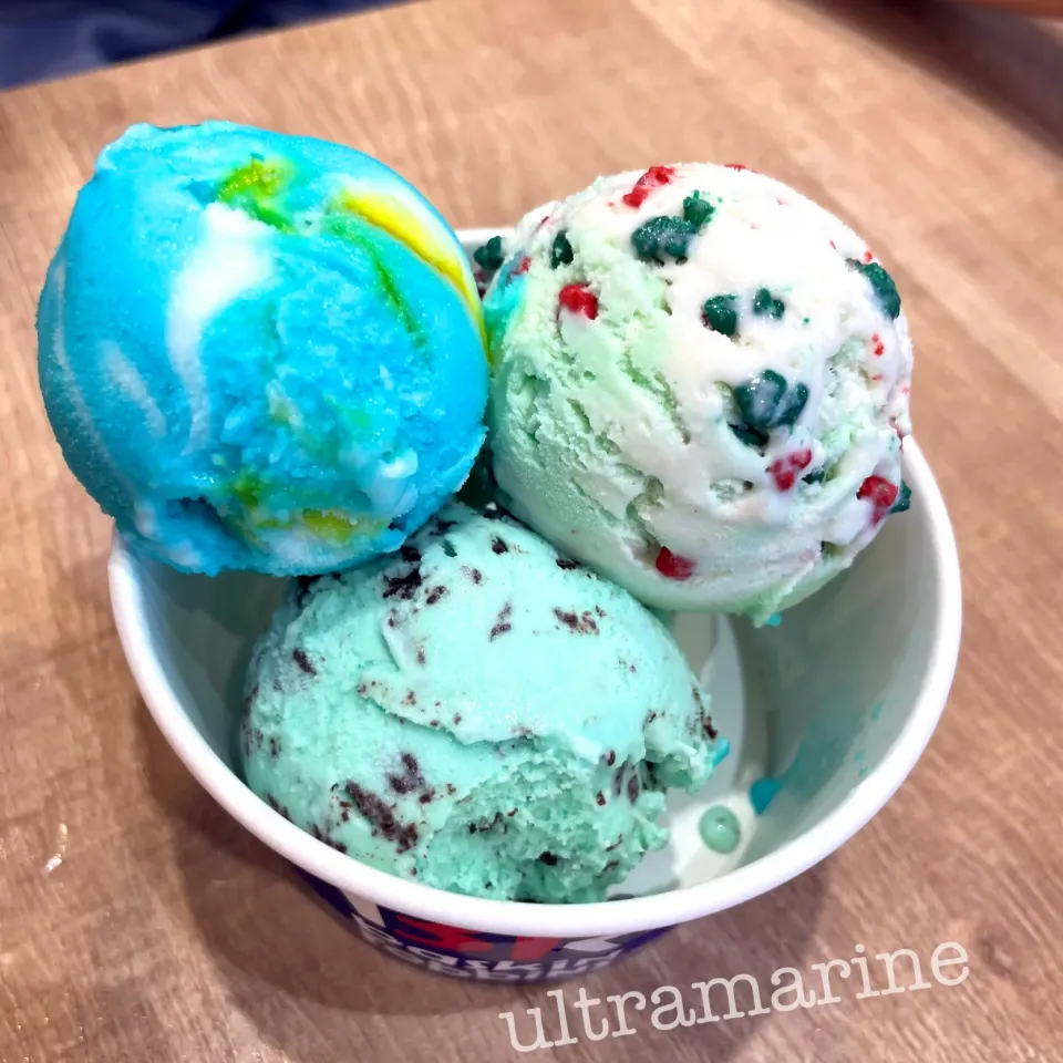 ＊ブルートリオの31ice cream♪＊|ultramarineさん