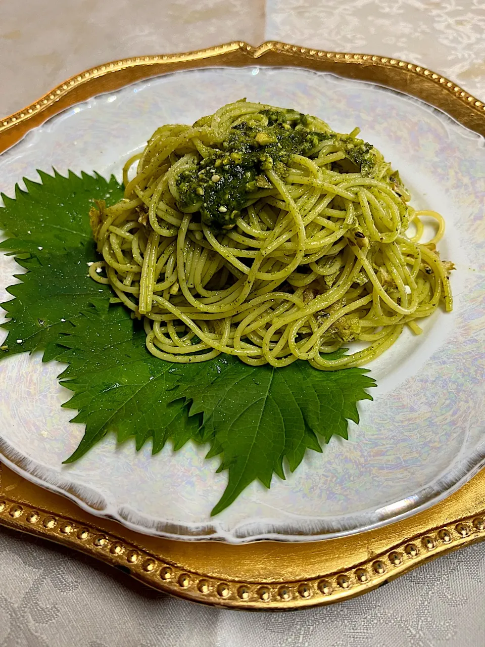 henryさんの料理 大葉ジェノベーゼソース☘️パスタ🍝|henryさん