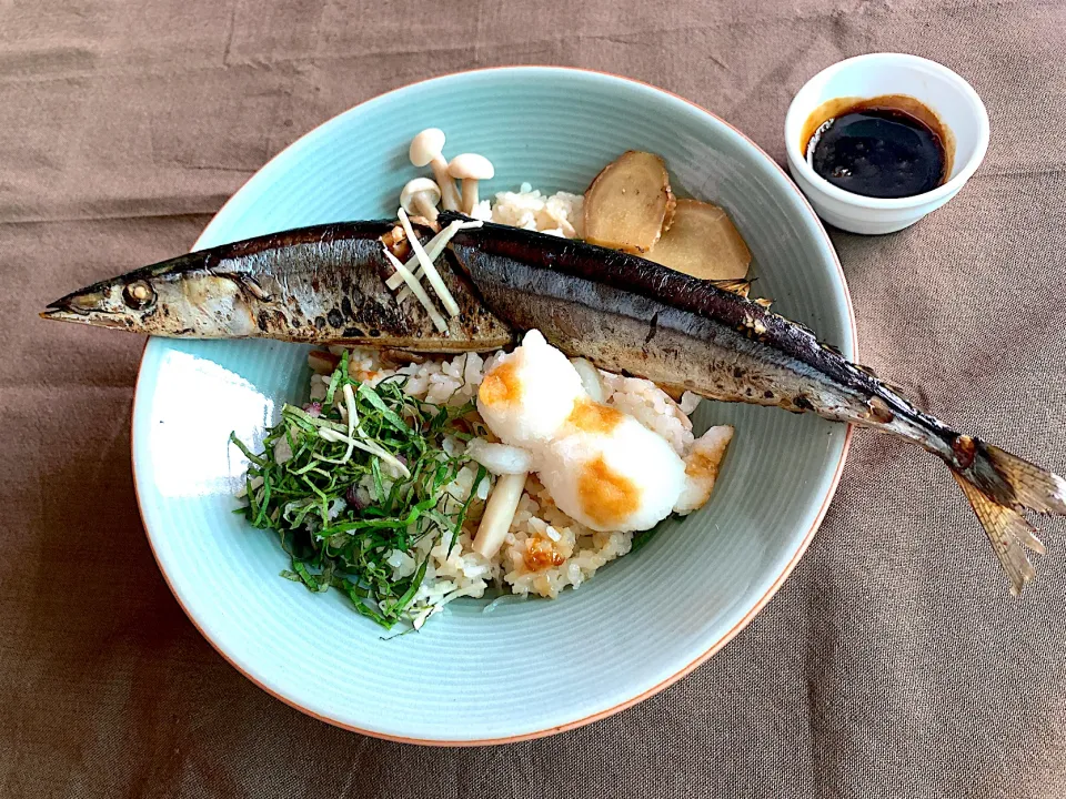 骨まで食べられる秋刀魚丼|mikoさん