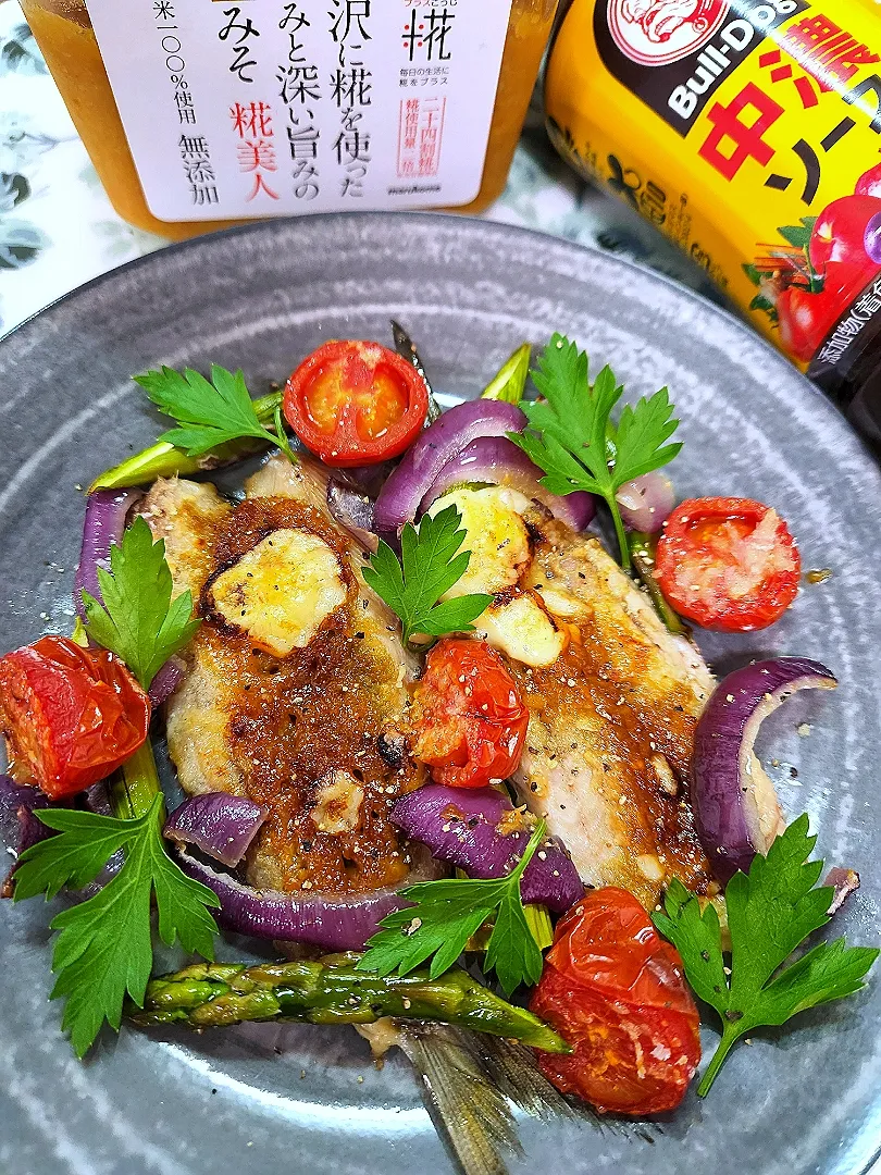 🔷万能ソースde簡単🐟️真いわしのクミン🧀チーズ焼き🔷|@きなこさん