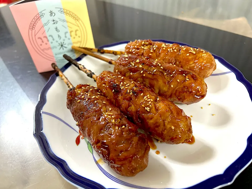 青天の霹靂☁️肉巻きおにぎり|休日限定ままさん