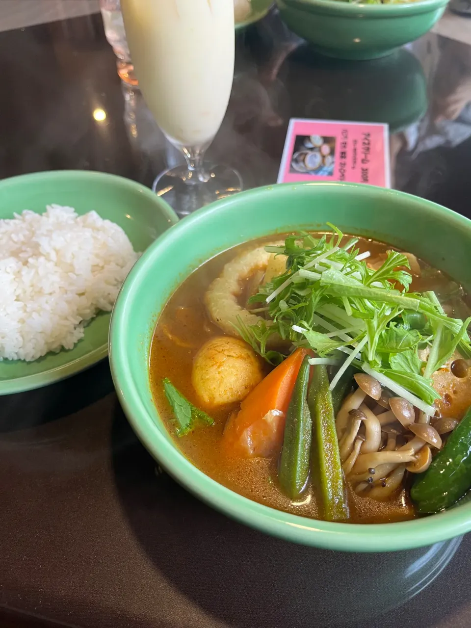 Snapdishの料理写真:今日のお昼ごはん~スープカレー~|ゆかｕさん