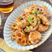 甘酢鶏れんこん|ヤマサ醤油公式アカウントさん