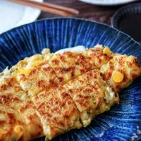 きのこの餅チーズサンドチヂミ|ヤマサ醤油公式アカウントさん