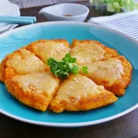 ふわふわにんじんチーズチヂミ|ヤマサ醤油公式アカウントさん