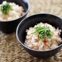 大葉と梅のさっぱり混ぜご飯