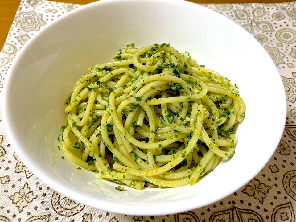 ジェノベーゼパスタ🍝|ひるずさん