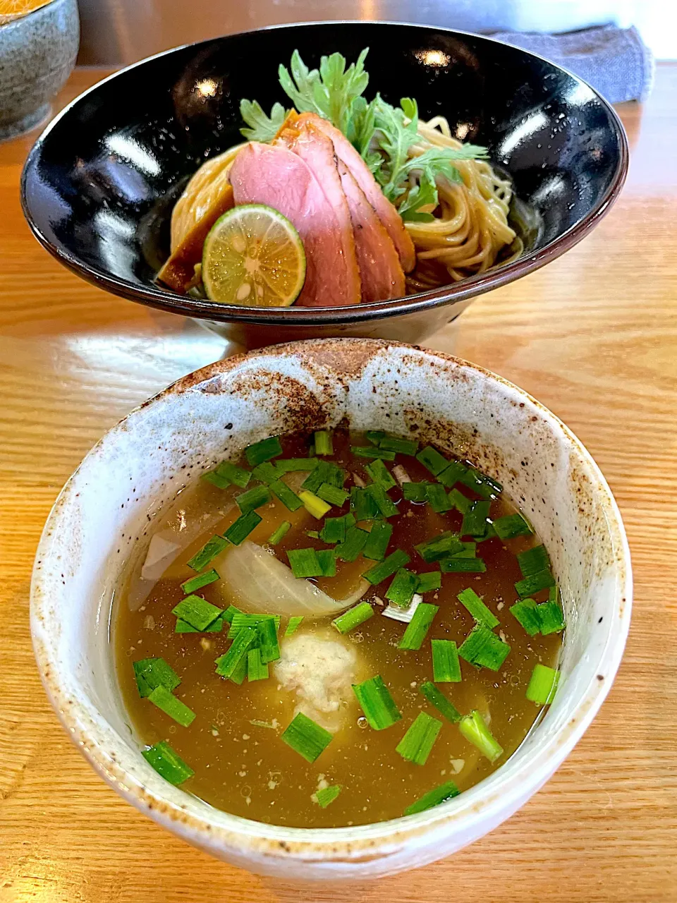 鴨の塩つけ蕎麦　キイロ|なお🅿️さん